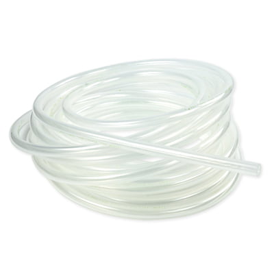 Outer Diameter 23/32-10 ft Firm Bendable High Pressure Semi-Clear White Plastic Tubing for Air and Water Applications Inner Diameter 1/2 